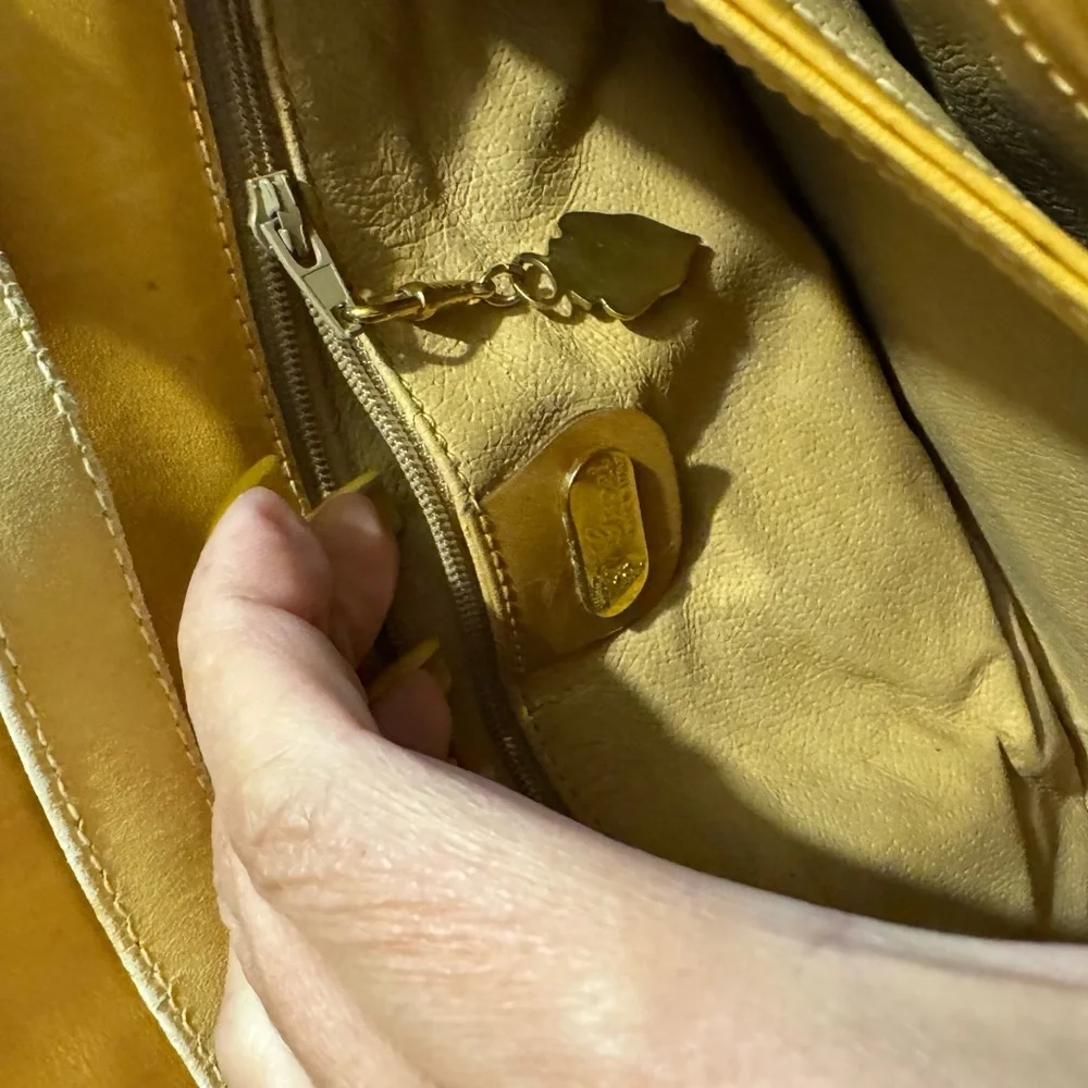 Gucci Patterned Tan and Yellow Women's Bag - Picture 9 of 13